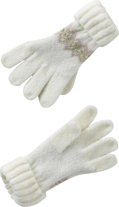 Actual product image Vertbaudet Mädchen Set: Mütze, Rundschal & Handschuhe mit Jacquardmuster und goldenen Details