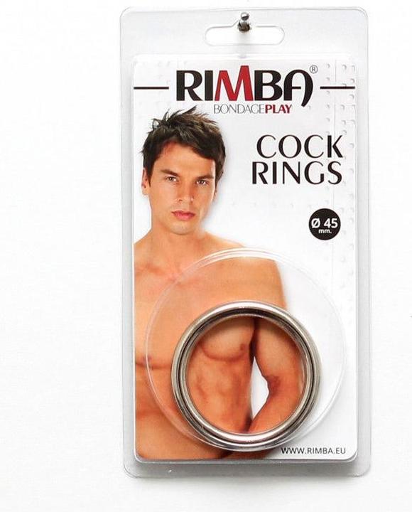 Produktbild Rimba Solider Metall Cockring 8mm dick (0.80 cm)
