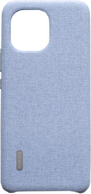 Actual product image Xiaomi Mi 11 Cloth Pattern Vegan Leather Case denim blue (Xiaomi Mi 11)