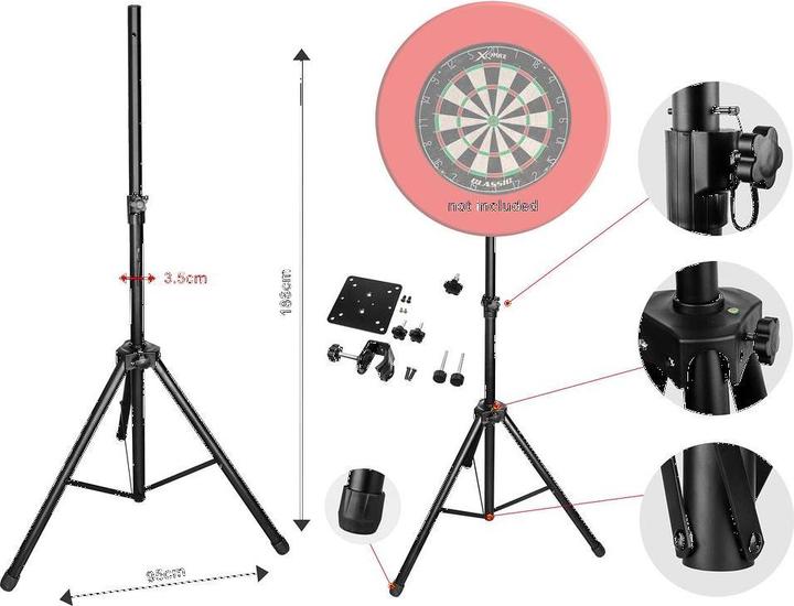 Actual product image XQ Max Hybrid Stand for Dartboard