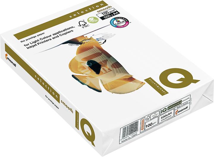 Image du produit Mondi Papier de bureau premium IQ Selection Smooth (100 g/m², 500 x, A4)