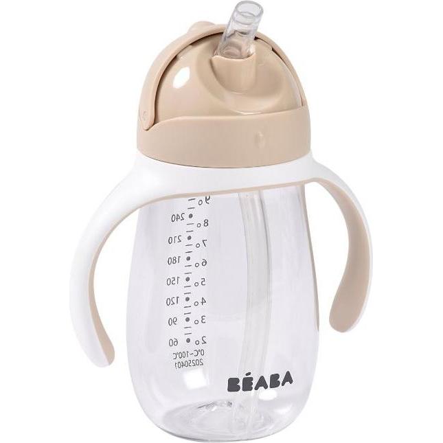 Beaba, Biberon, Strohhalmbecher 300ml lehmbraun (300 ml)