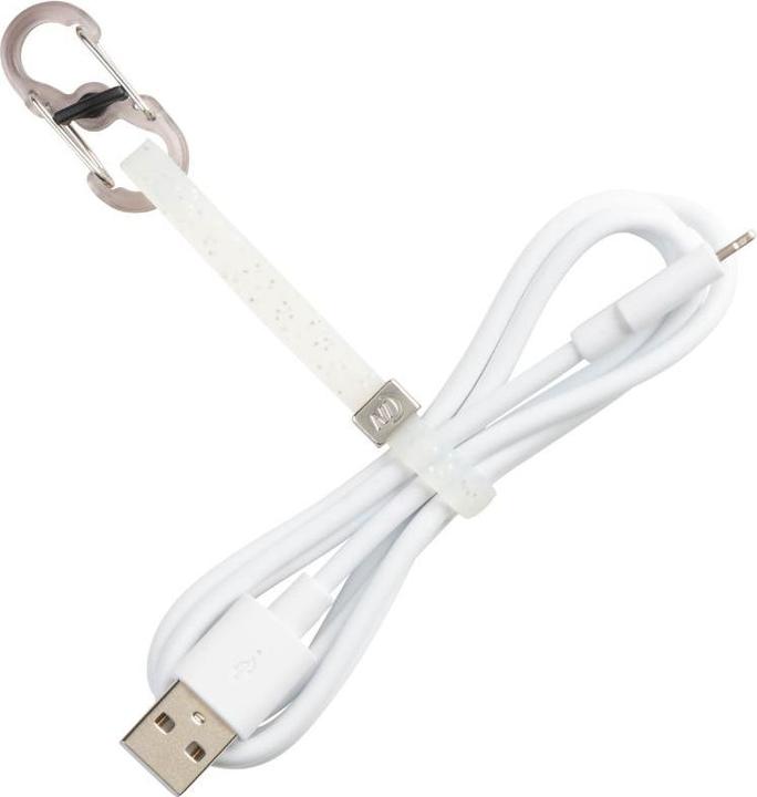 Actual product image Nite Ize Cinch-A-Lot™ Mini Stretch Strap White Sparkle