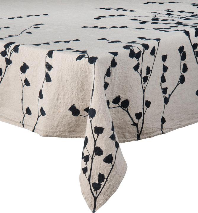 Stamperia Bertozzi 175 cm x 320 cm Tischdecke Twiggy schwarz