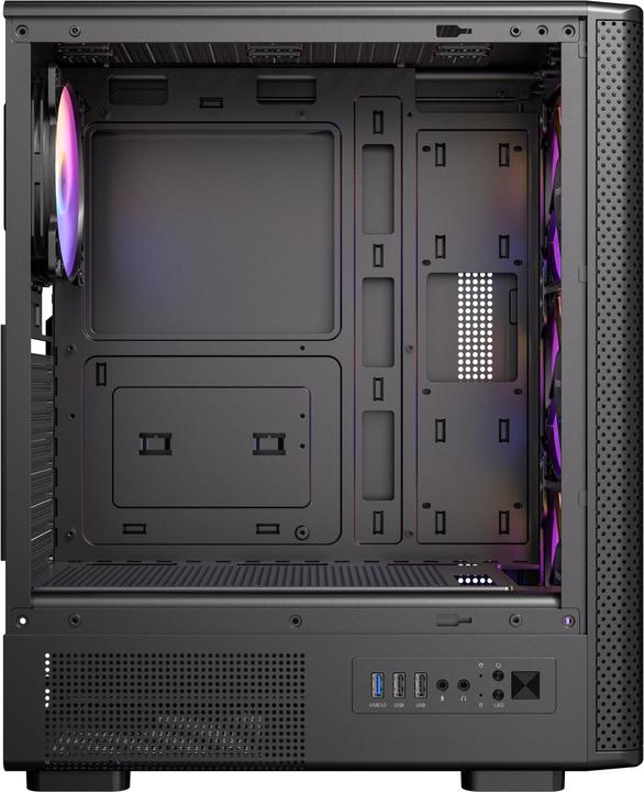 Actual product image Antec Boitier Moyen Tour ATX VX310 RGB avec panneau vitré (Noir) (ATX, ITX, mATX)
