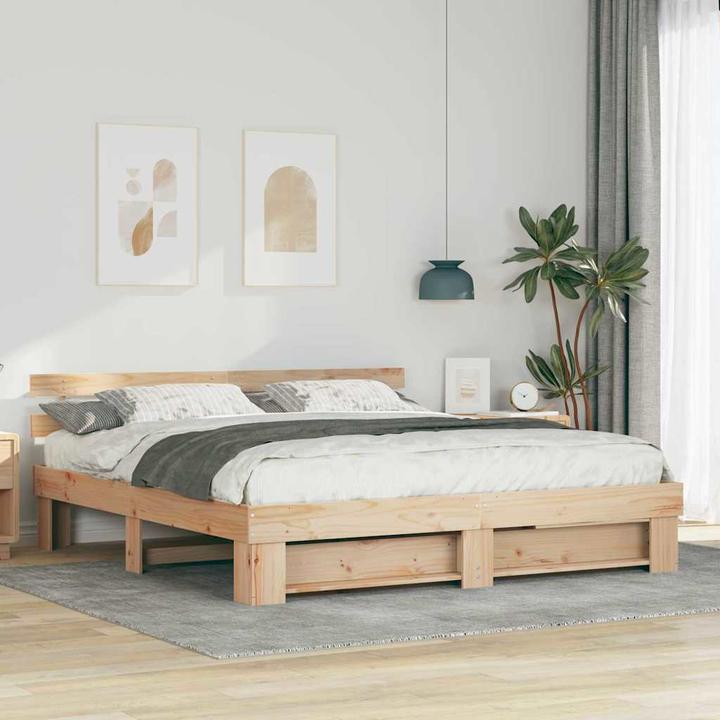 Image du produit vidaXL Modernes Bett (200 x 200 cm)