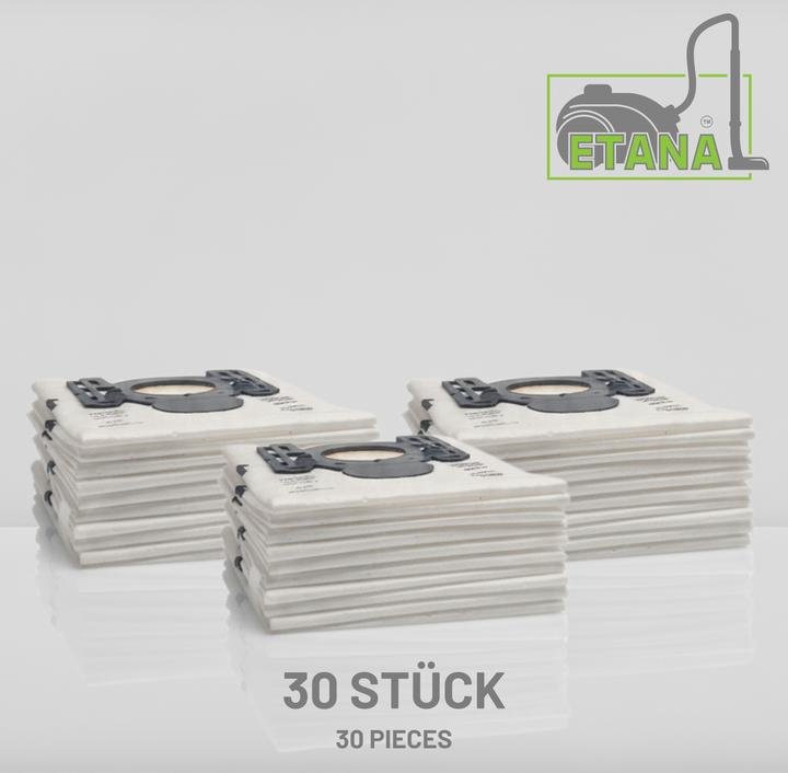 Produktbild Etana I 30 Staubsaugerbeutel passend für AEG Vampyr Ce Power 24 Trio I Staubbeutel inkl. 3 Filter (30x)