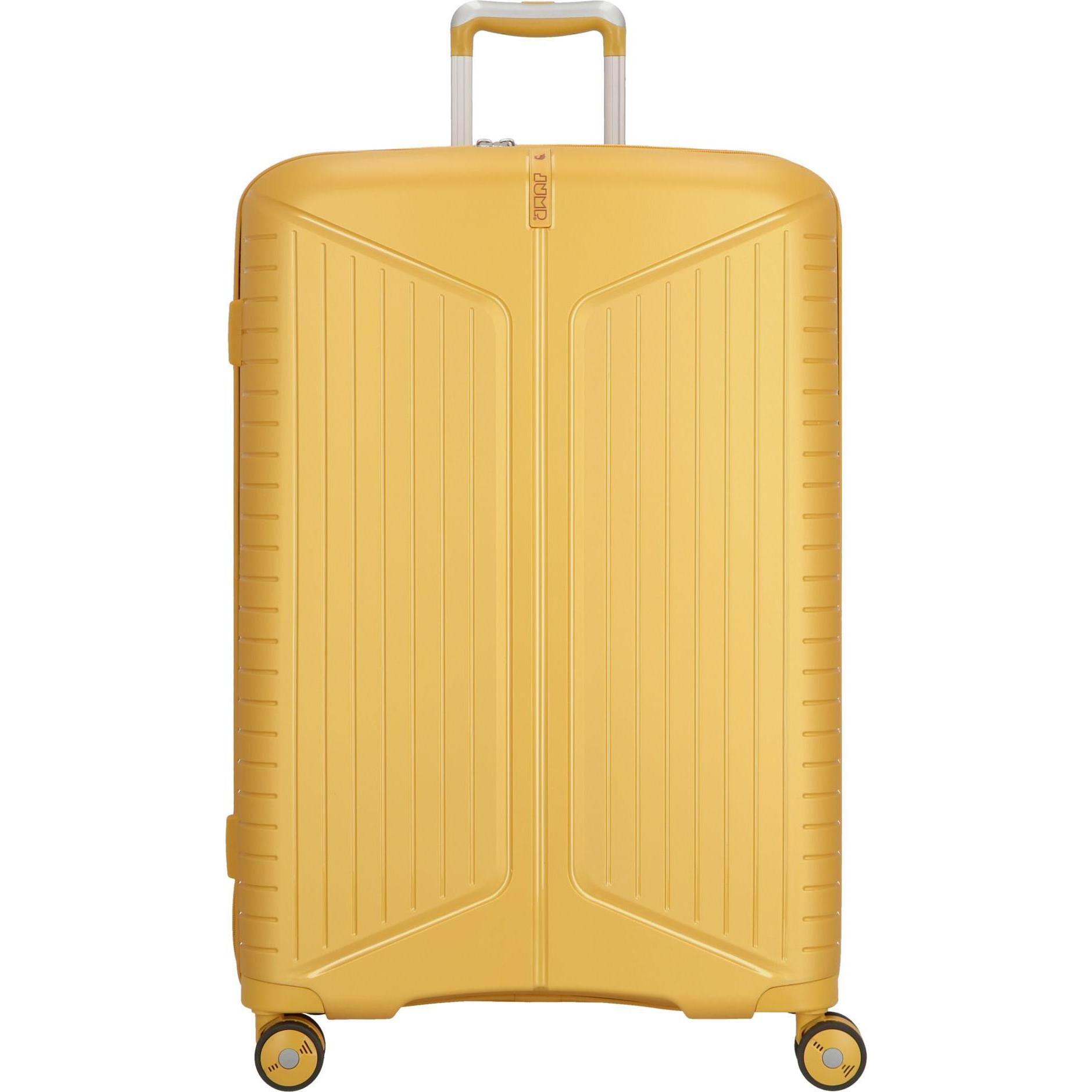 Thumbnail - Jump, Koffer, Evae 4 Rollen Trolley 76 cm mit Dehnfalte, Gelb, (108 l, XL (ab 115l))