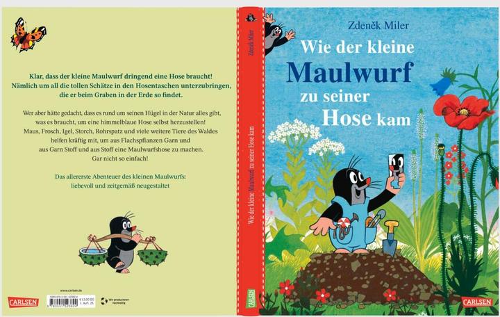 Produktbild Wie der kleine Maulwurf zu seiner Hose kam (Deutsch, Zdeněk Miler, 2025)