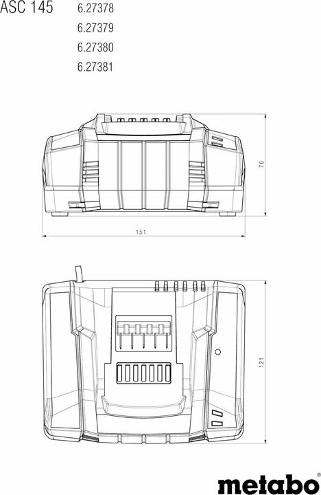 Actual product image Metabo Basic Set 2 x LiHD 4.0 Ah (18 V)