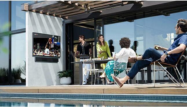 Actual product image Samsung The Terrace GQ75LST7T (75", LST7, QLED, 4K, 2021)