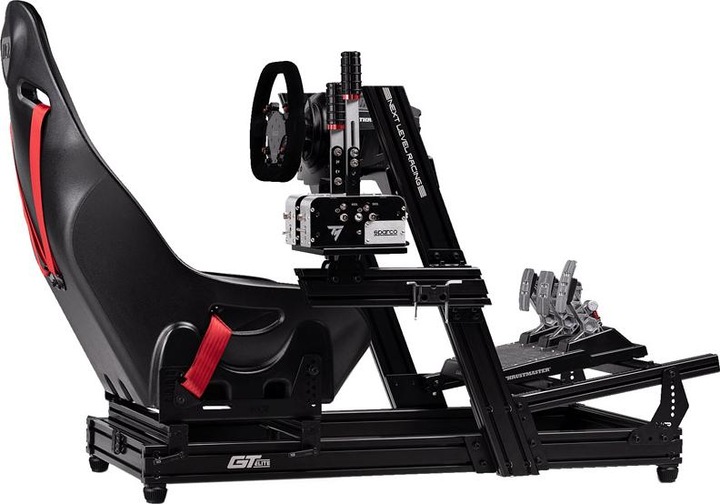 Immagine prodotto Next Level Racing Cockpit del simulatore in alluminio GTElite - Edizione con piastra per ruote