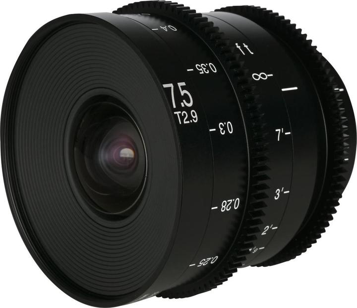 Image du produit Venus Optic Objectif à focale fixe 7.5 mm T2.9 Zero-D S35 Cine Lens - X-Mount (Fujifilm X)