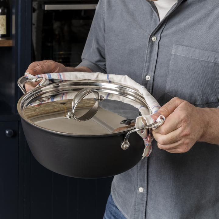 Produktbild Tefal Jamie Oliver Batch Cooking Set mit Rezept-Booklet (30 cm, Pfannenset + Topfset, Kochtopf, Aluminium)