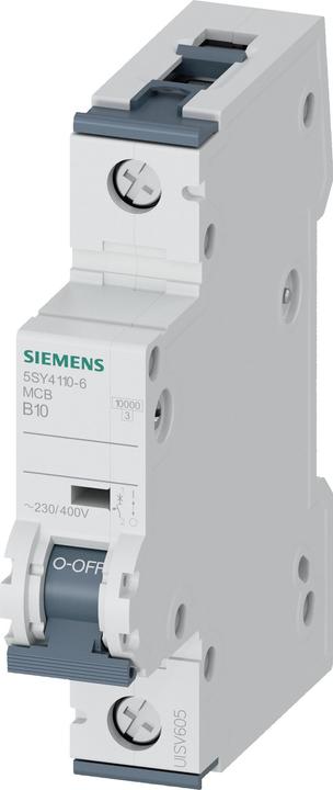 Produktbild Siemens Sicherungsautomat 1-polig 10A Typ B