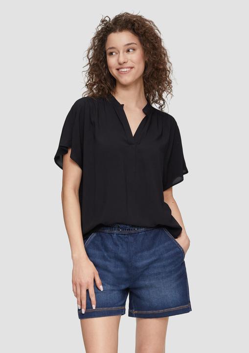 Produktbild s.Oliver Bluse Viskosebluse mit Tunikaausschnitt (34)