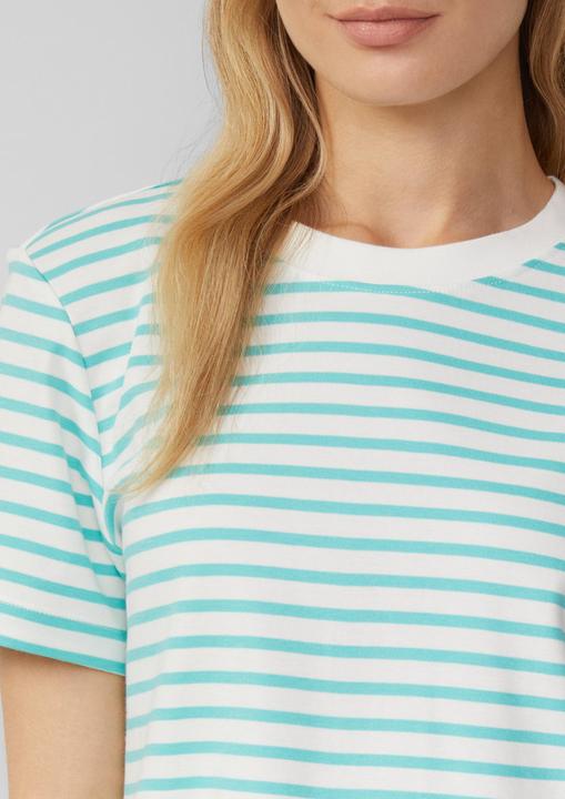 Produktbild S.Oliver T-Shirt Verkürztes T-Shirt aus Interlockjersey (46)