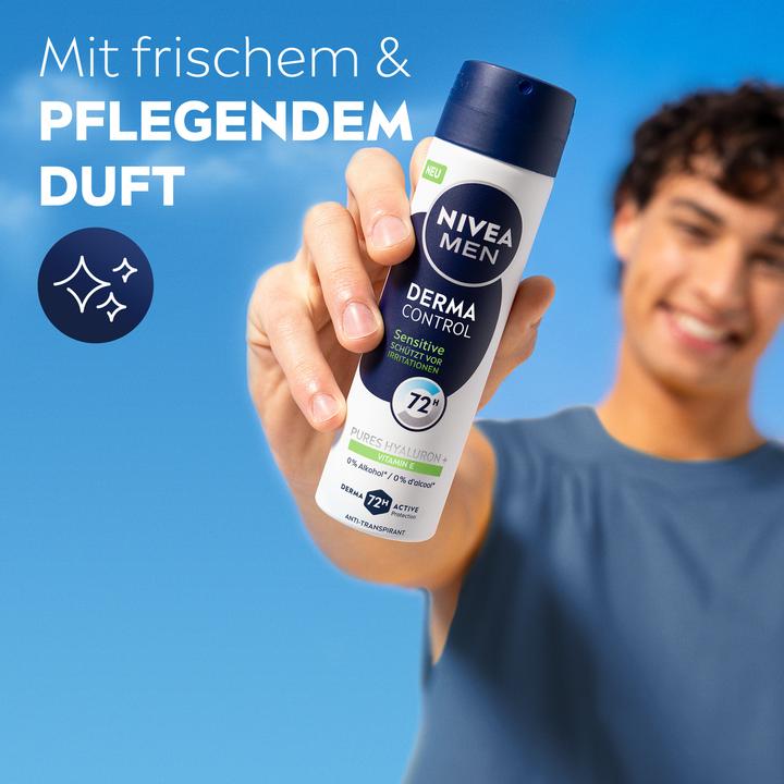 Produktbild NIVEA MEN Deo Derma Control Spray Sensitive, 150 ml (Spray, 150 ml)