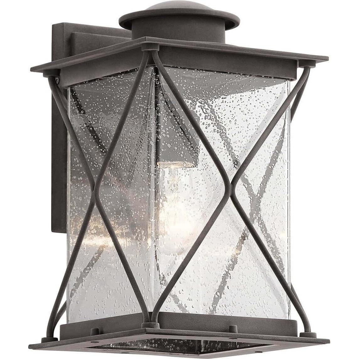 Elstead Lighting, Gartenbeleuchtung, Argyle Aussen-Wandleuchte E27 32cm Verwittertes Zink IP44 (E27, IP44)