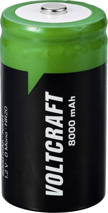 Produktbild Voltcraft VC-16026035 Mono (D)-Akku NiMH 8000 mAh 1.2 V 2 St. (2 Stk., 8000 mAh)