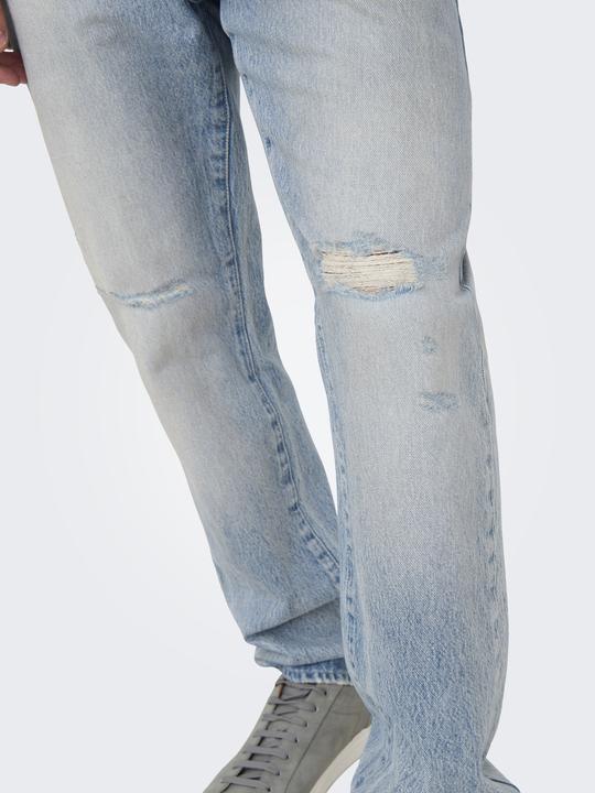Produktbild Only & Sons ONSEDGE Mittlere Taille Gerade geschnitten Jeans Normal geschnitten jeans (W30/L32)