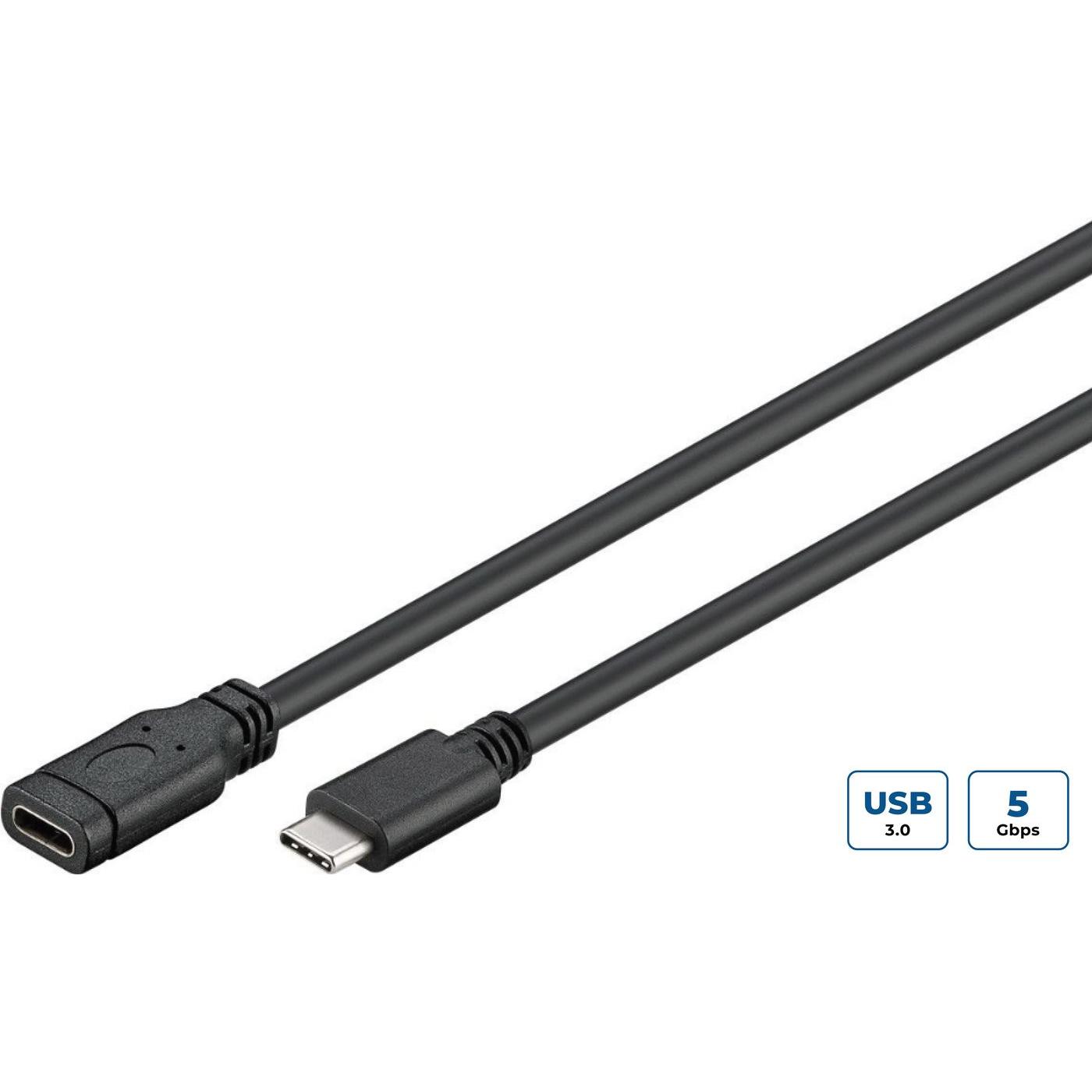 Microconnect Nero Usb3.1cc1ex Cavo Usb 1 M 3.0 (3.1 Gen 1) Usb C (1 M, Usb 3.2 Gen 1), Cavo Usb