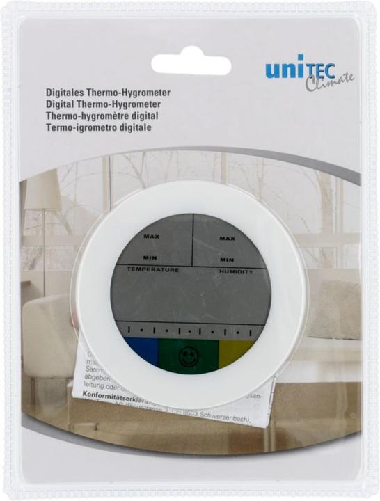 Actual product image Unitec Digital thermo/hygrometer