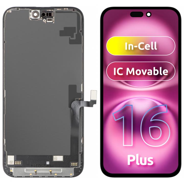 Actual product image JK Display Unit für Apple iPhone 16 Plus, In-Cell Version, Schwarz (Display, Apple iPhone 16 Plus)
