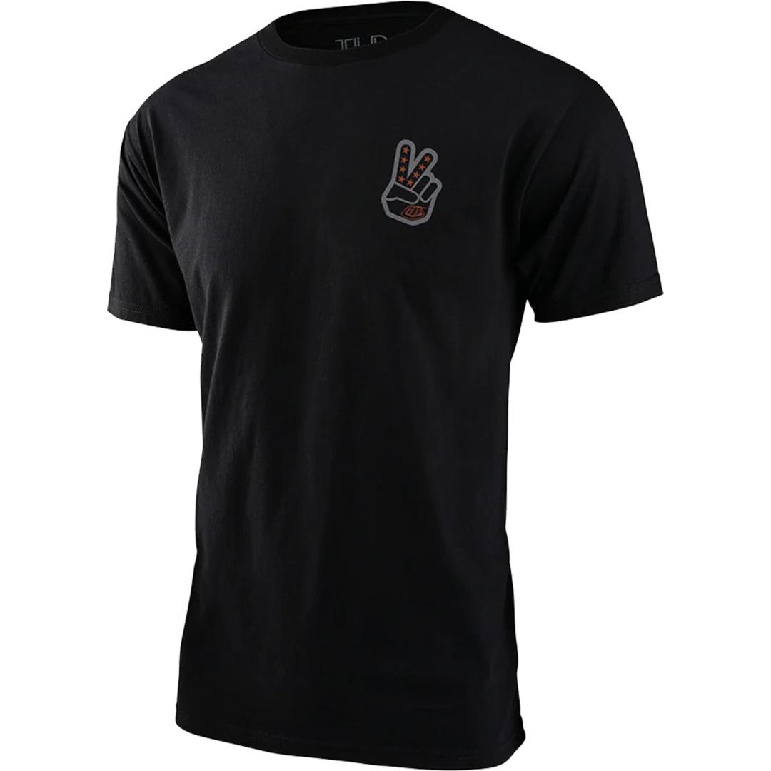 Troy Lee Designs, Shirt, T-Shirt - Peace Out, Schwarz, (S)