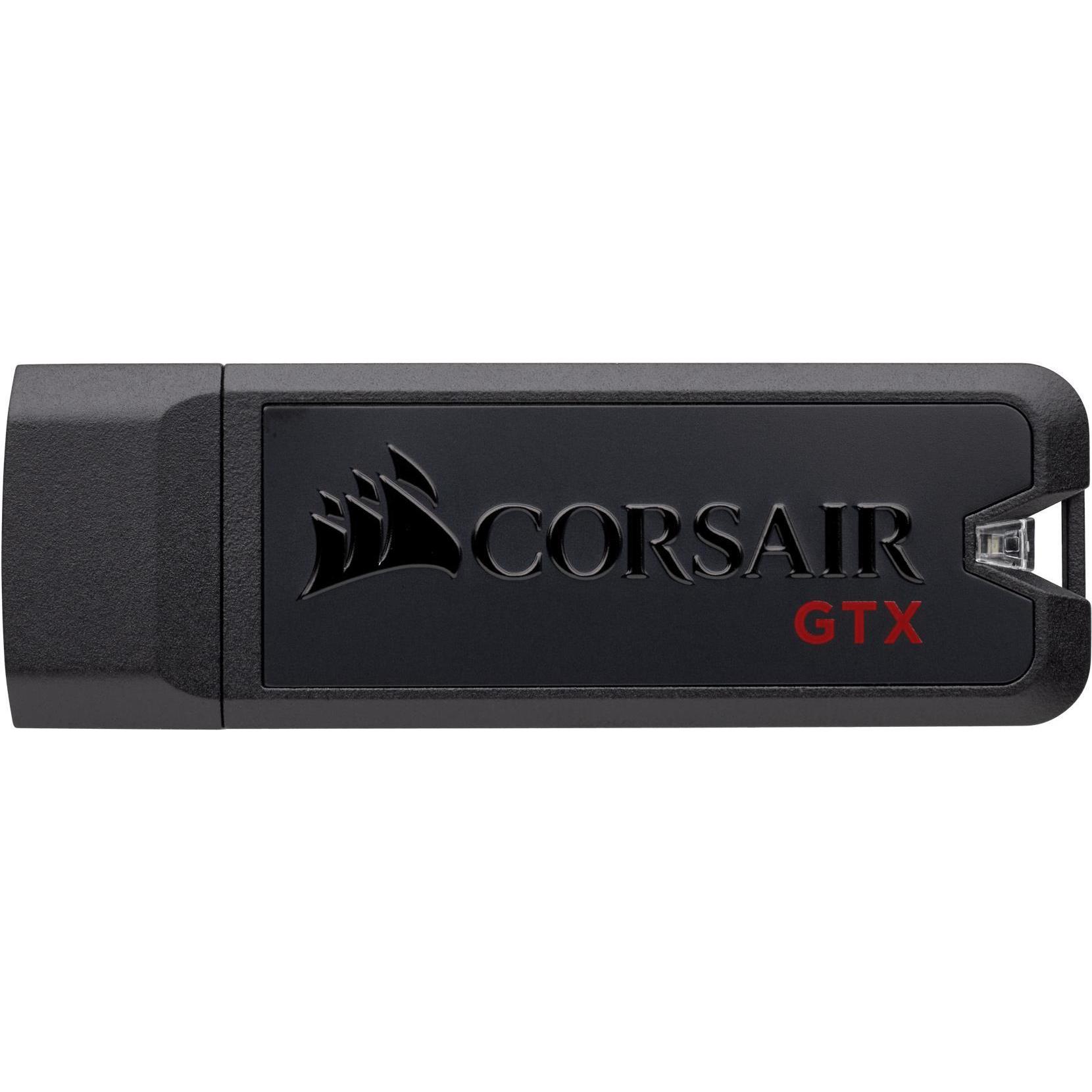 Corsair Flash Voyager GTX (256 GB, USB-A, USB 3.0), USB Stick, Schwarz