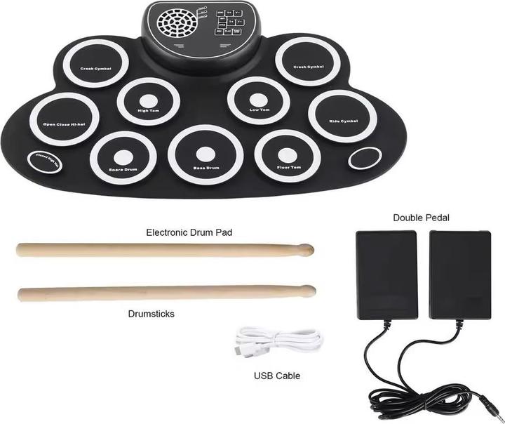Actual product image Cbx Elektronisches Schlagzeug-Set für Kinder (E-drum)