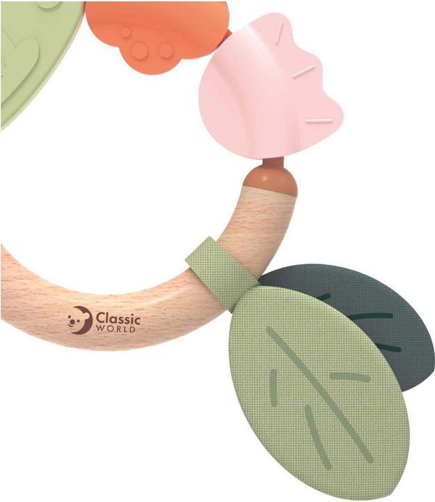 Produktbild Classic World Klassischer Beissring aus Holz, Gras