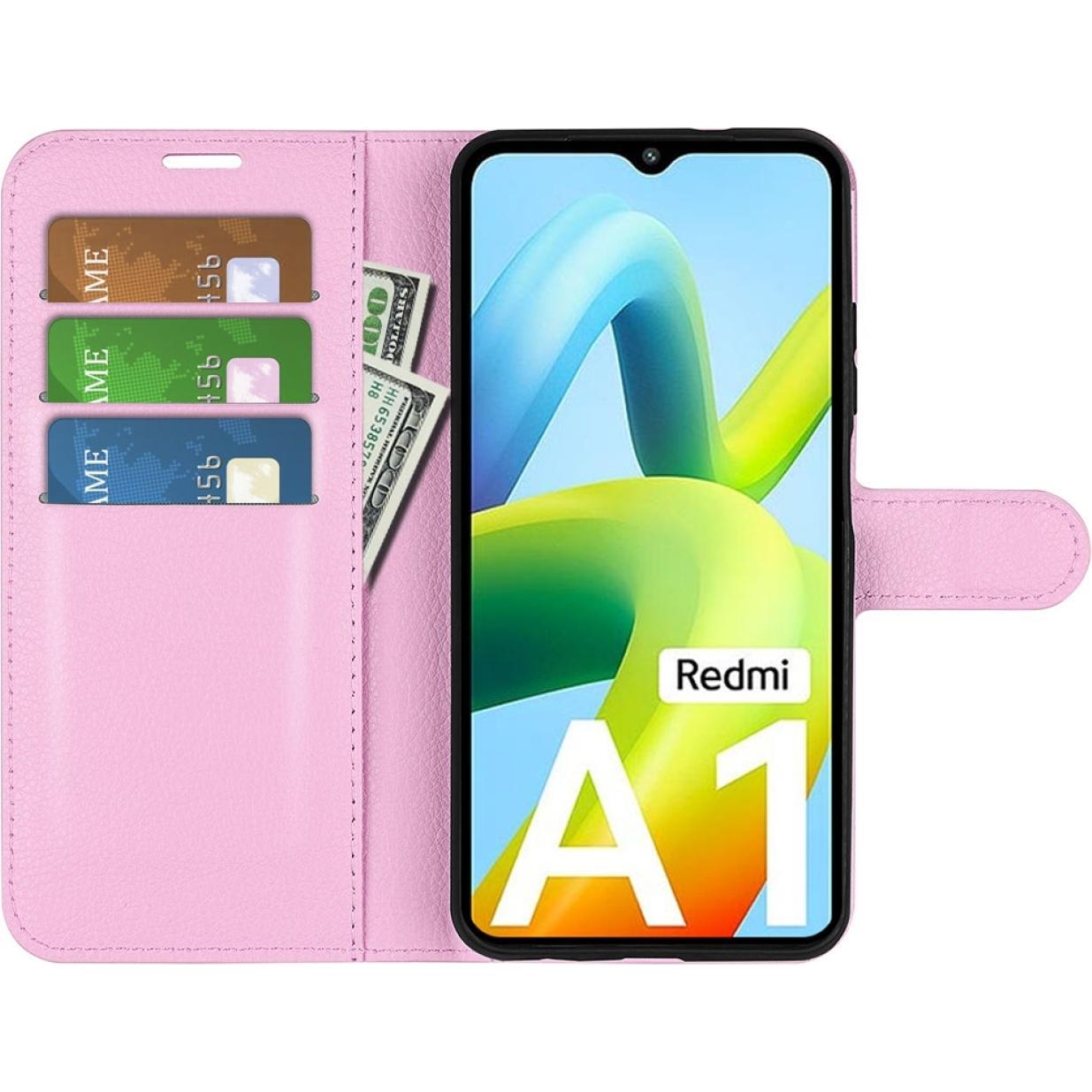 Thumbnail - Screenguard Xiaomi Redmi A1 Leather Guard Lederhülle (Xiaomi Redmi A1), Smartphone Hülle, Rosa
