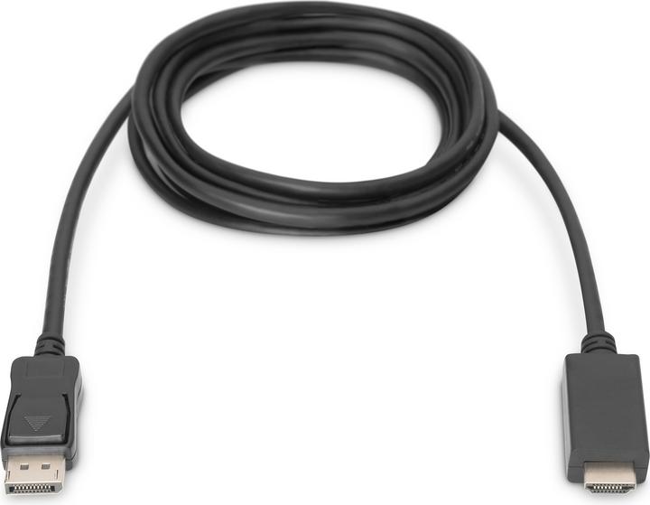 Produktbild Digitus DisplayPort — HDMI (Typ A) (3 m, DisplayPort, HDMI)