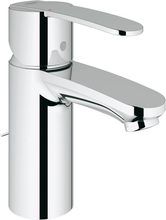 Grohe Wave Cosmopolitan, mélangeur de lavabo, économie d'eau, chaîne rétractable, système de montage