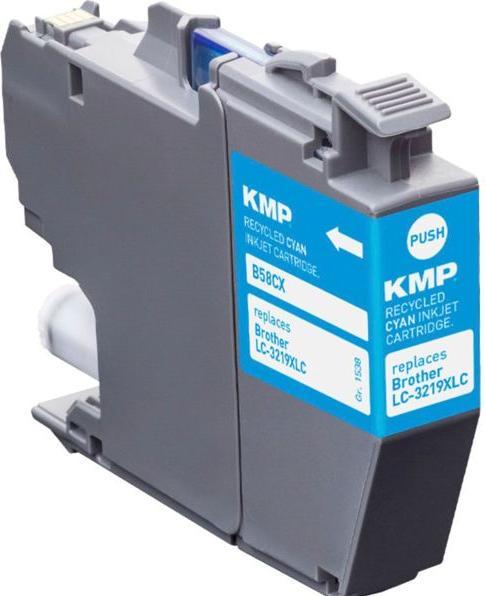 Actual product image KMP Tinte replaces LC3219XLC (C)