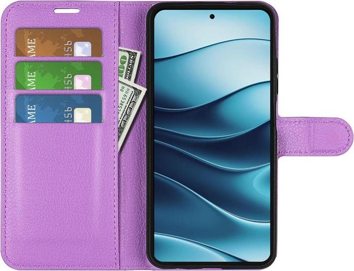 Actual product image Cover-Discount Xiaomi Redmi Note 14 4G - Leder Etui Hülle (Xiaomi Redmi Note 14)