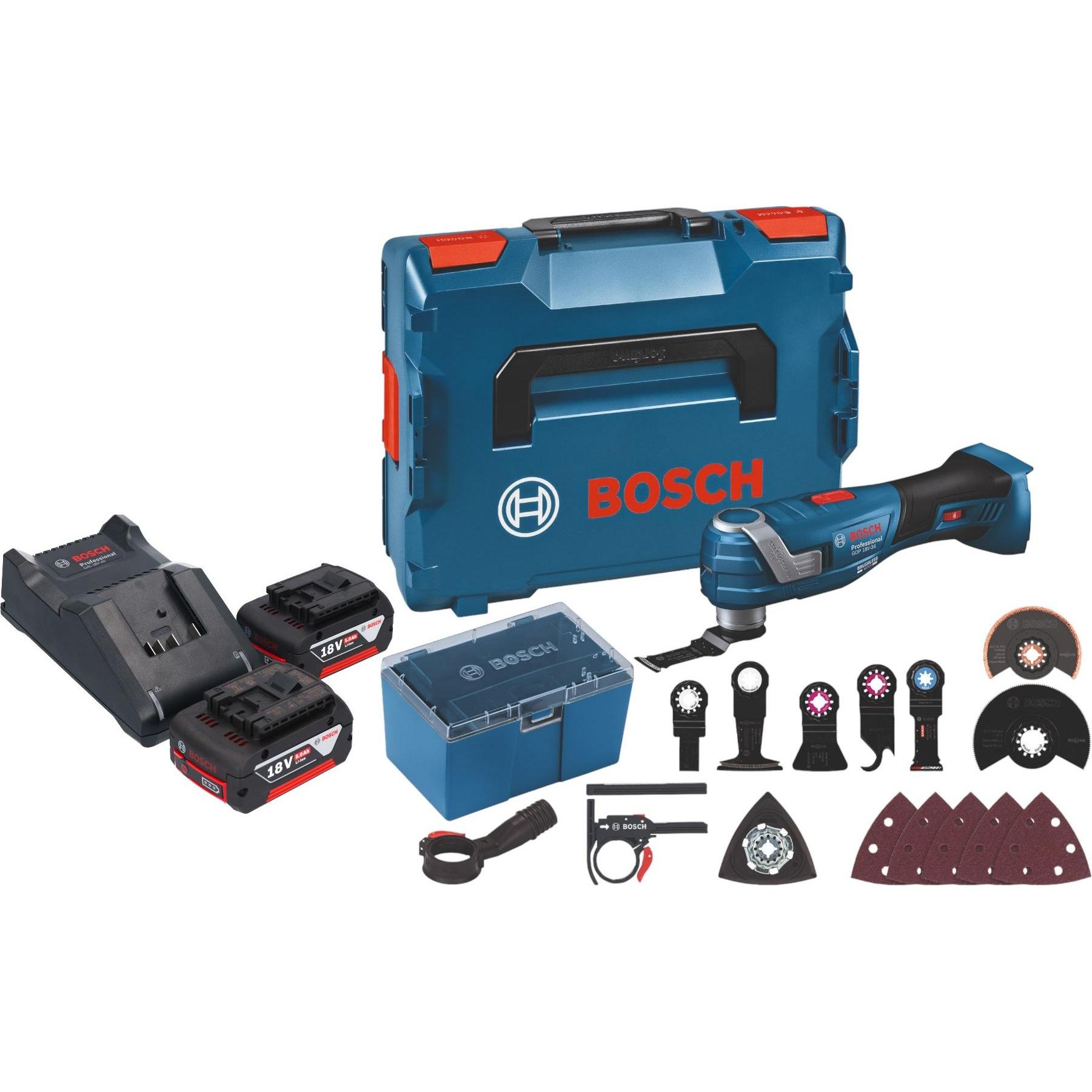 Bosch Professional, Multifunktionswerkzeug, GOP 18V-34