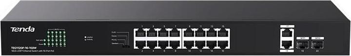Produktbild Tenda TTEG1120P-16-150W Switch 18p Ge2sfp mit 16p (18 Ports)