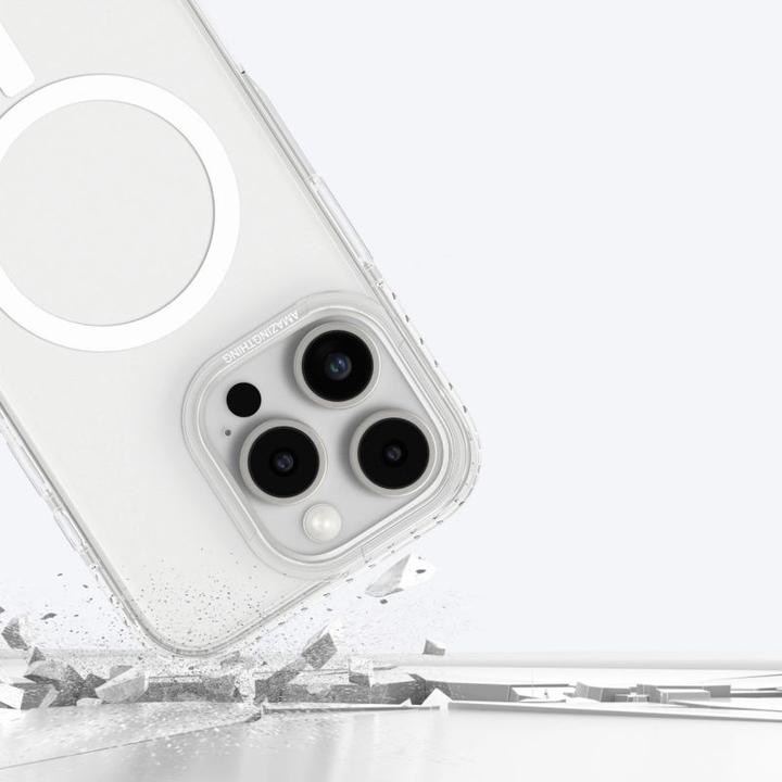 Productafbeelding Amazingthing Titan Pro Mag Case mit Magnetring für iPhone 16 Pro - Transparent (Apple iPhone 16 Pro)