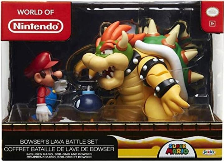 Image du produit Jakks Pacific World of Nintendo: Mario vs. Bowser Lava Battle