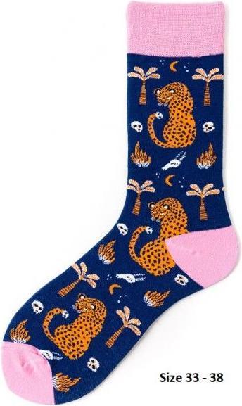 Actual product image Musthaves Children's socks size 33 - 38 cm - Leopard (33 - 38)