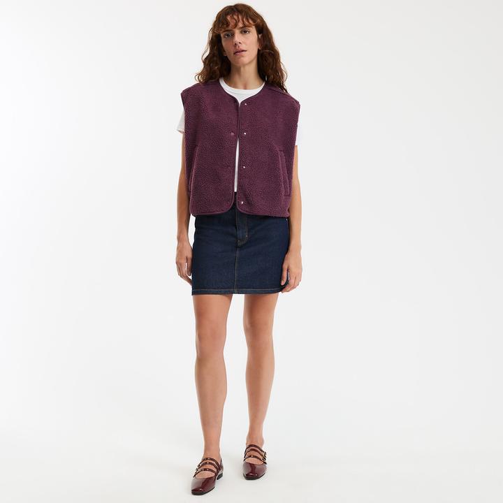 Produktbild La Redoute Collections Ärmellose Oversize-Weste aus Sherpa (M, L)