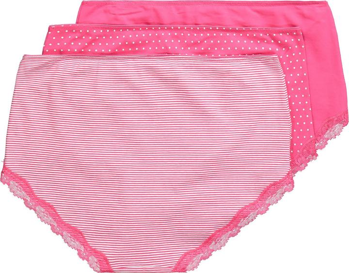 Immagine prodotto Ulla Popken Hipster in confezione da tre con pallini/righe/tinta unita (50, 52)