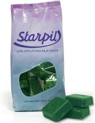 Image du produit Starpil Tablettes de cire dure verte Stripless 1kg
