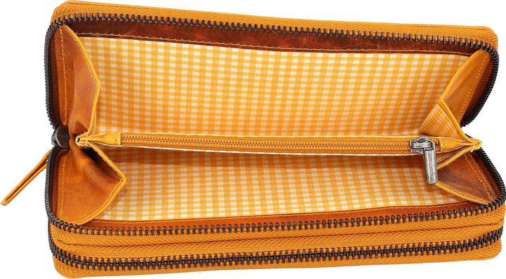 Actual product image Mika Ladies' wallet yellow/yellow