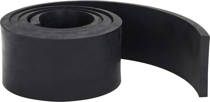 Produktbild VidaXL Schürfleiste Gummi Schwarz 80x10x2 cm Schürfleiste Gummilippe