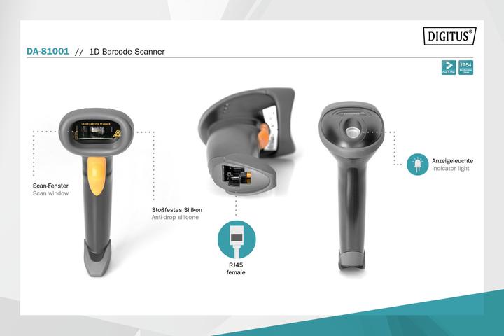 Produktbild Digitus DA-81001 (1D-Barcodes)