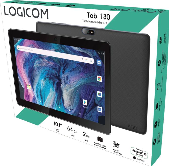 Produktbild Logicom Tab 130 (nur WLAN, 10.10", 32 GB, Schwarz)