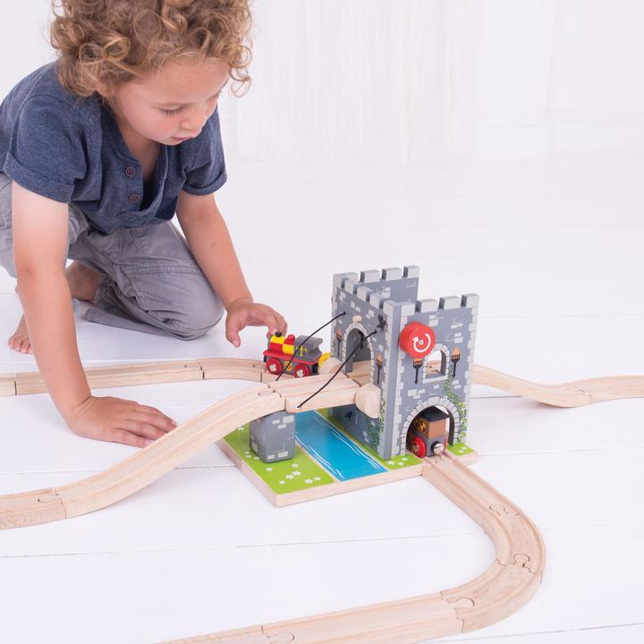 Actual product image Bigjigs Wood rails - drawbridge